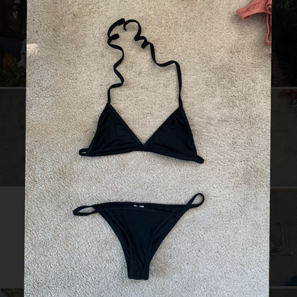 Itty Bitty Black Bikini Fashion Nova